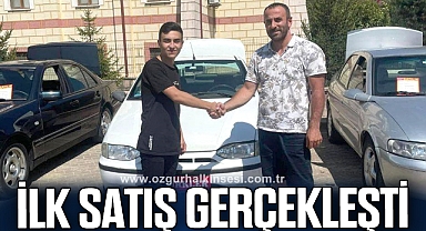 Öztürkler Otomotiv, Açık Oto Pazarında ilk satışını gerçekleştirdi