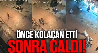 Pişkin hırsız güvenlik kamerasına yakalandı