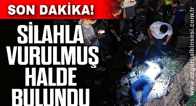 Sahilde silahla vurulmuş halde bulundu