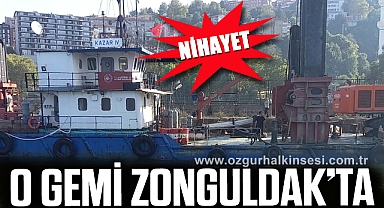 Tarak Gemisi Zonguldak Limanında