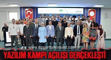 YAZILIM KAMPI AÇILIŞI GERÇEKLEŞTİ