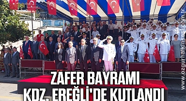 Zafer Bayramı Kdz. Ereğli'de kutlandı
