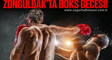 Zonguldak'ta boks gecesi!