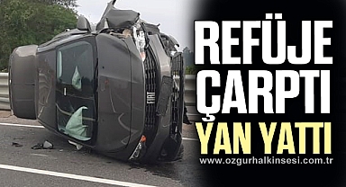 Zonguldak'ta trafik kazası: 2 yaralı