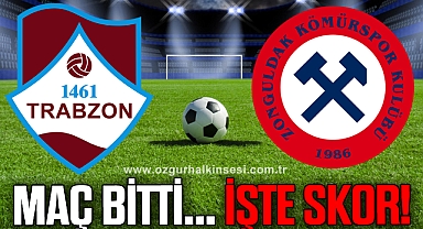 1461 Trabzon Zonguldak Kömürspor maçı bitti