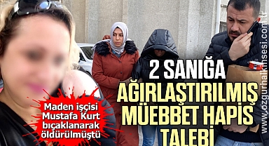 2 sanığa ağırlaştırılmış müebbet hapis talebi