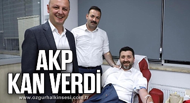 AKP KAN VERDİ