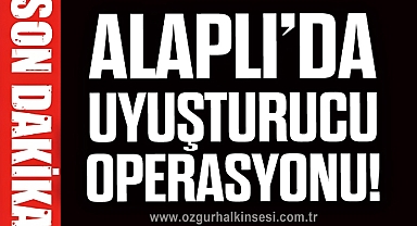 ALAPLI'DA UYUŞTURUCU OPERASYONU!