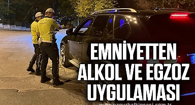 Alkol ve abartı egzoz uygulaması yaptılar