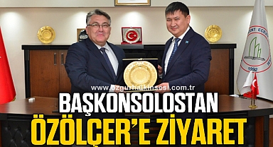 Başkonsolostan Özölçer’e Ziyaret