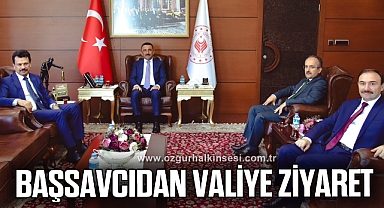 Başsavcı Alan'dan Vali Hacıbektaşoğlu'na ziyaret