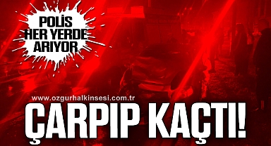 Çarpıp kaçtı!