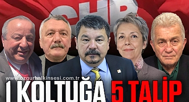 CHP'DE 1 KOLTUĞA 5 ADAY
