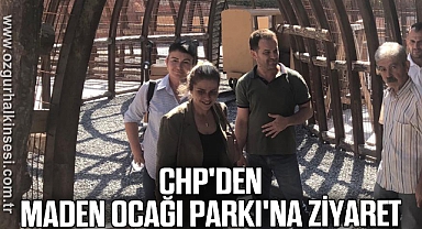 CHP'den Maden Ocağı Parkı'na ziyaret