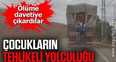 Çocukların tehlikeli yolculuğu
