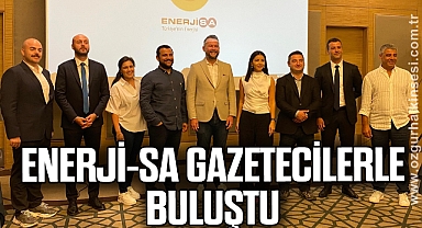 Enerji-Sa Kurumsal İletişim heyeti gazetecilerle bir araya geldi