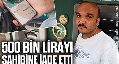 Güvenlik görevlisi hesabına yanlışlıkla gönderilen 500 bin lirayı sahibine iade etti