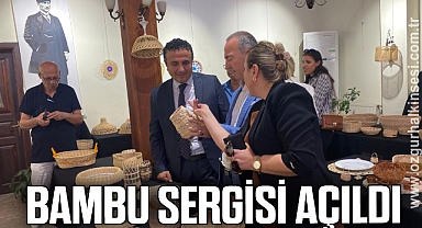Güzel Sanatlar Galerisi'nde bambu sergisi açtılar