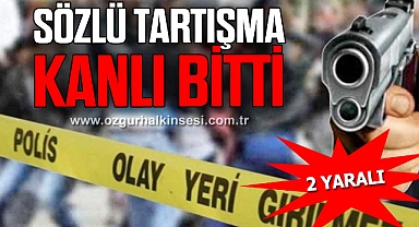 İki gurup arasında çıkan silahlı kavgada iki kişi yaralandı