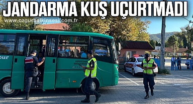 Jandarma kuş uçurtmadı