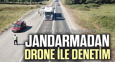 JANDARMADAN DRONE İLE DENETİM