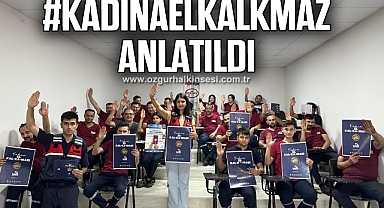 #KADINAELKALKMAZ ANLATILDI