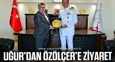 Kdz. Bölge Komutanı Uğur’dan Rektör Özölçer’e Ziyaret