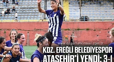 KDZ. EREĞLİ BELEDİYESPOR ATAŞEHİR’İ YENDİ: 3-1