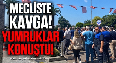 MECLİSTE YUMRUK YUMRUĞA KAVGA