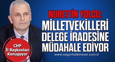 “MİLLETVEKİLLERİ DELEGE İRADESİNE MÜDAHALE EDİYOR”