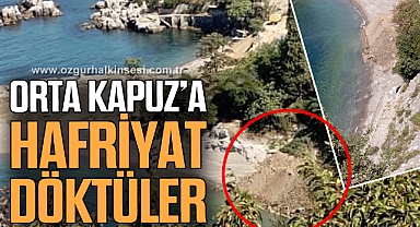 ORTA KAPUZ’A HAFRİYAT DÖKTÜLER