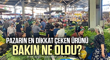 Pazarın en dikkat çeken ürünü biber ve fasulye oldu
