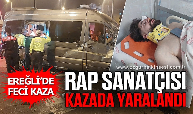 Rap sanatçısı Vahap Canbay trafik kazasında yaralandı