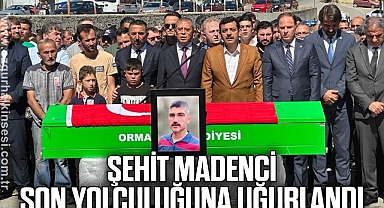 Şehit madenci son yolculuğuna uğurlandı