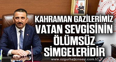 Vali Hacıbektaşoğlu Gaziler Günü'nü kutladı