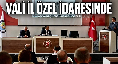 Vali İl Özel İdaresinde