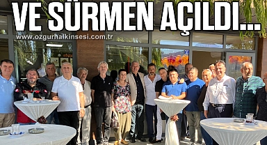 VE SÜRMEN AÇILDI…