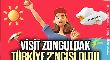 Visit Zonguldak Türkiye 2’ncisi Oldu