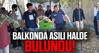 Yaşlı adam kendini astı