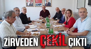ZİRVEDEN “ÇEKİL” ÇIKTI!