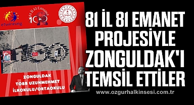 81 il 81 emanet projesiyle Zonguldak'ı temsil ettiler