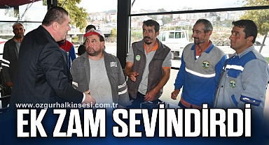 Alaplı Belediyesi’nden işçiye ek zam