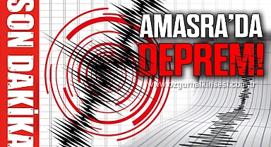 Amasra'da deprem