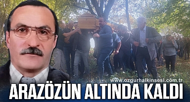 Arazözün altında kaldı