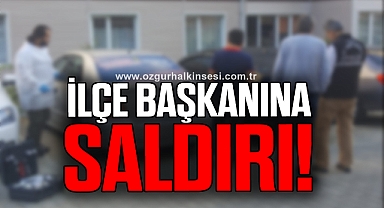 Başkanın arabasını parçaladılar!