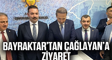 BAYRAKTAR’DAN ÇAĞLAYAN’A ZİYARET
