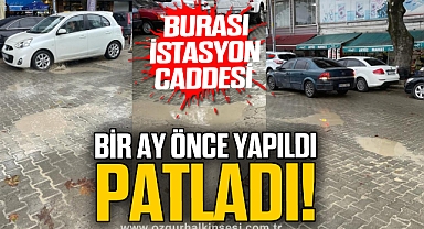 BİR AY ÖNCE YAPILDI PATLADI!