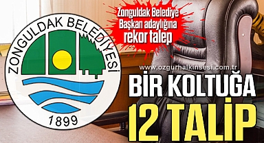 BİR KOLTUĞA 12 TALİP