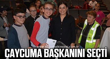 Çaycuma yeni çocuk başkanını seçti