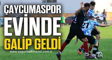 Çaycumaspor evinde galip geldi